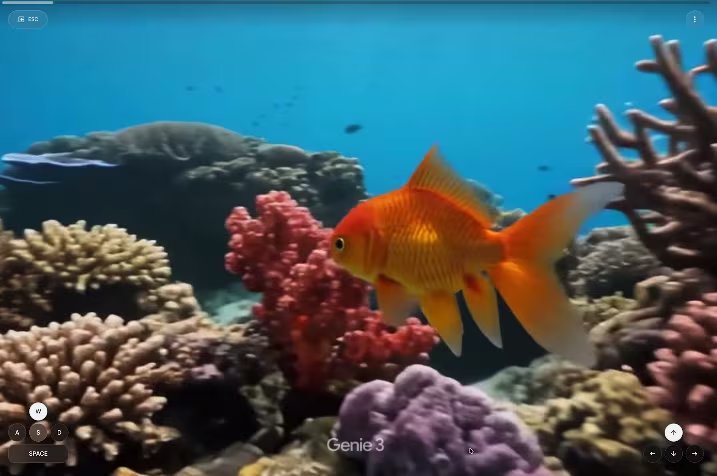 Google estrena nueva IA que permite crear un mundo interactivo, como en los videojuegos. (Google)