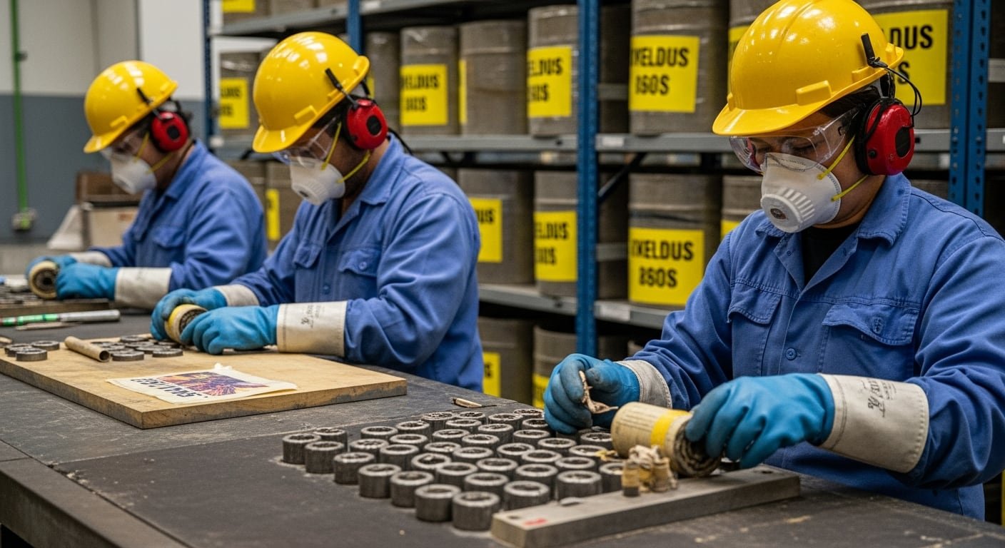 Trabajadores de industrias militares, pirotécnicas y mineras son los más vulnerables a los riesgos reproductivos del perclorato de potasio (Imagen Ilustrativa Infobae)