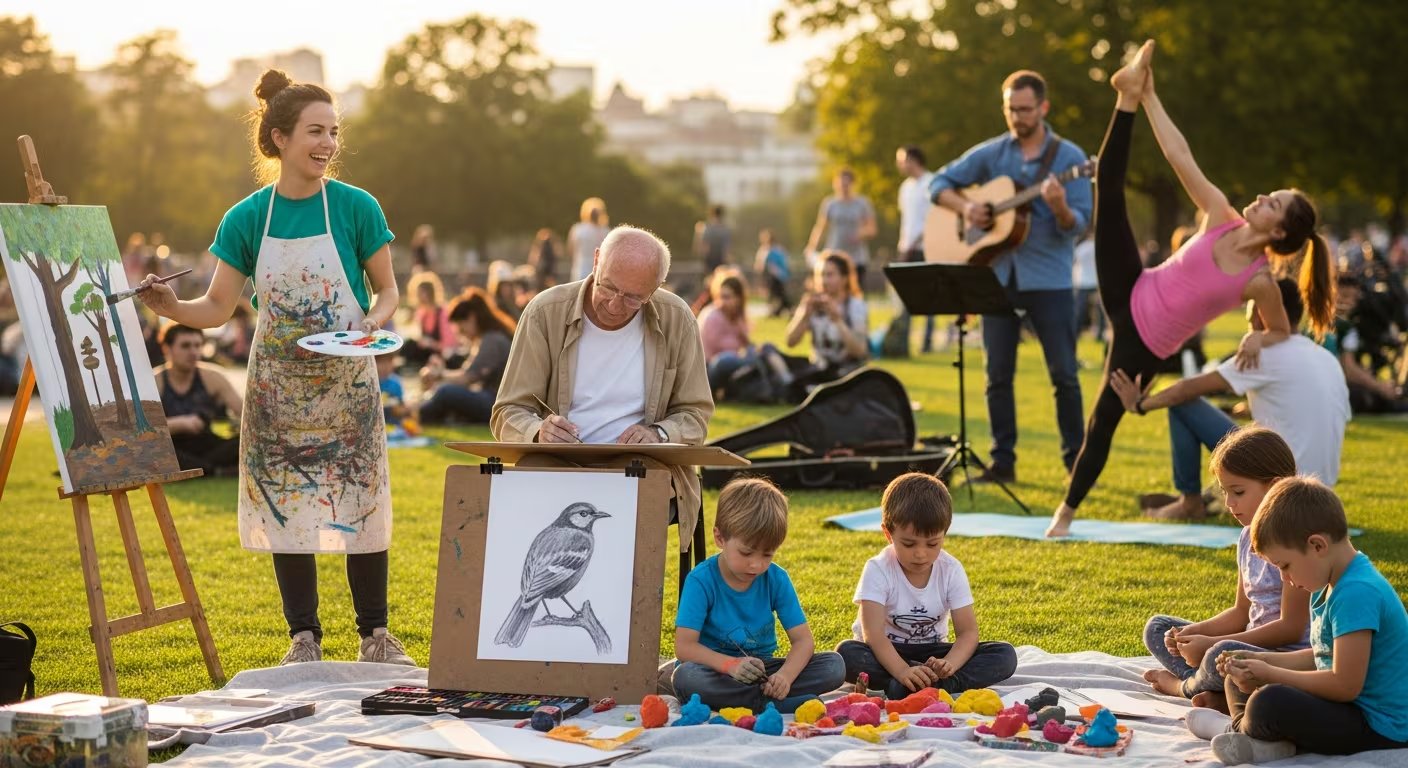  Incluir prácticas como tejer o pintar en la rutina diaria ayuda a gestionar el estrés y fomenta una relación más saludable con la tecnología y las redes sociales. (Imagen Ilustrativa Infobae)