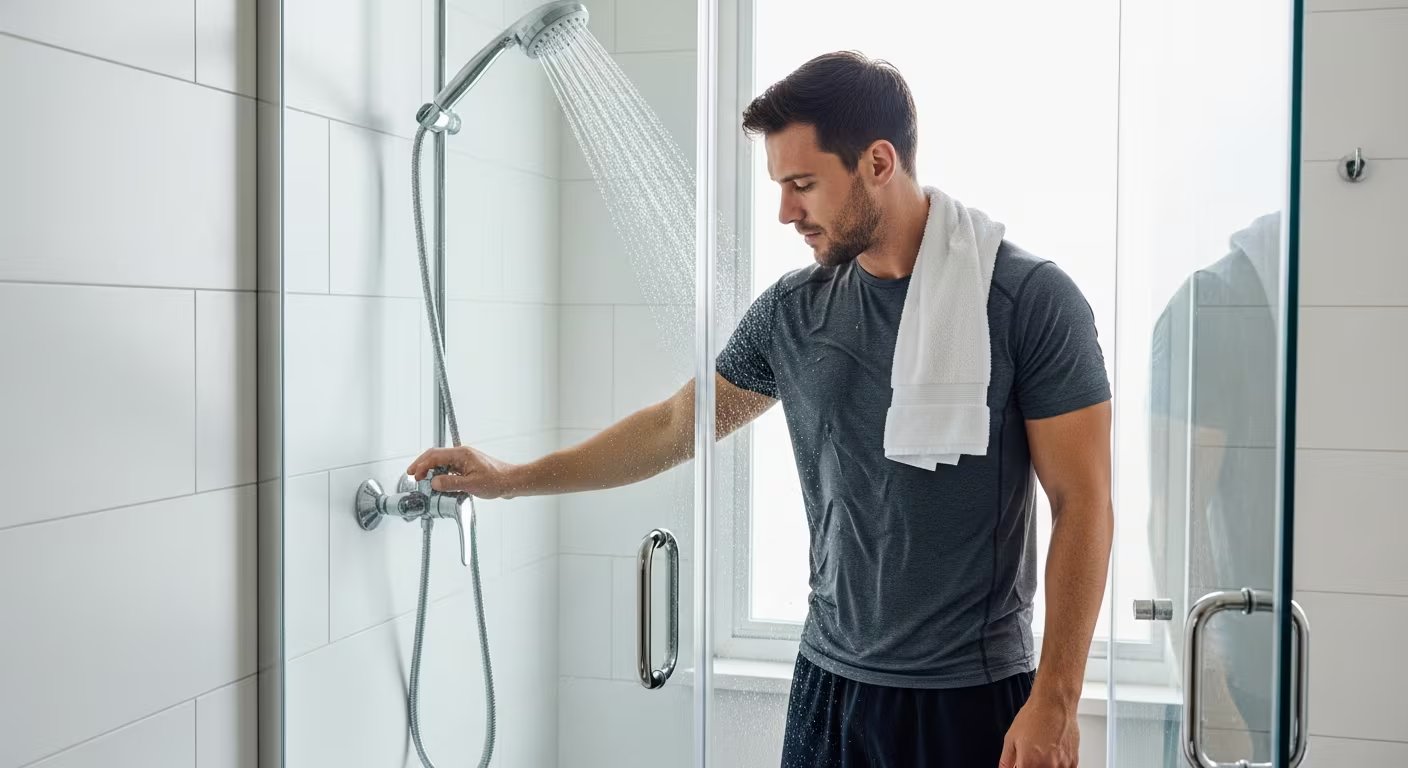 Expertos en salud destacan que el agua fría tras el ejercicio reduce la inflamación y acelera la recuperación muscular (Imagen Ilustrativa Infobae)