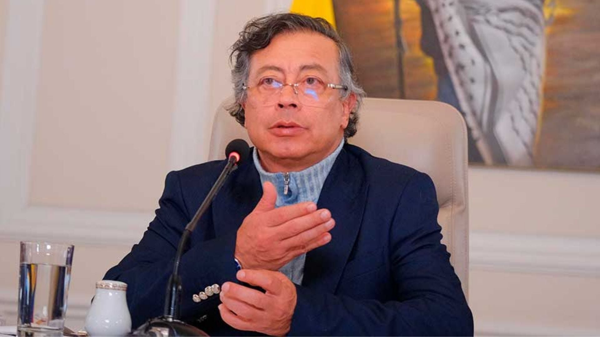 Gustavo Petro, presidente de Colombia, durante el Consejo de Ministros realizado el 14 de enero de 2026 - crédito Presidencia de Colombia
