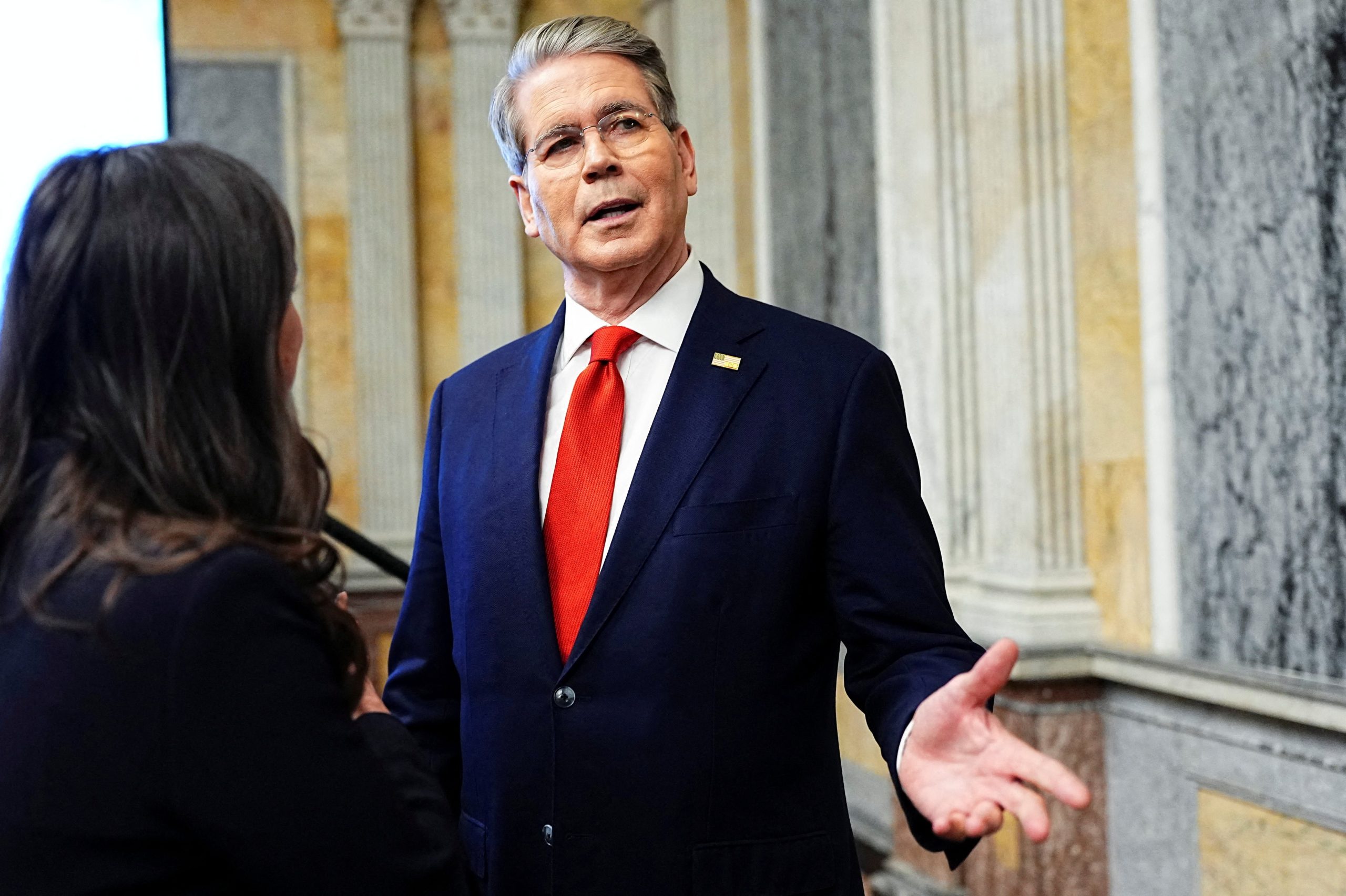 Las conversaciones precedieron a un informe que indicaba que el secretario del Tesoro de Estados Unidos, Scott Bessent, se reuniría con los directores del FMI y el Banco Mundial para tratar la reanudación de los compromisos de los prestamistas multilaterales con Venezuela (REUTERS)