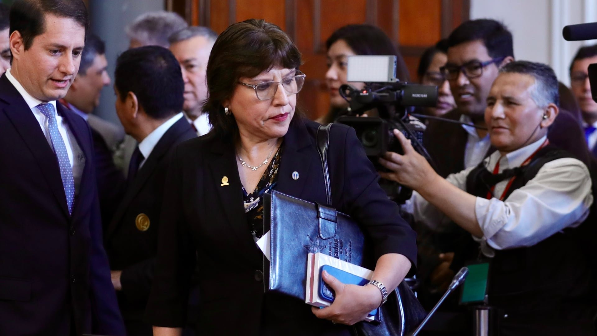 Delia Espinoza. Foto: Congreso