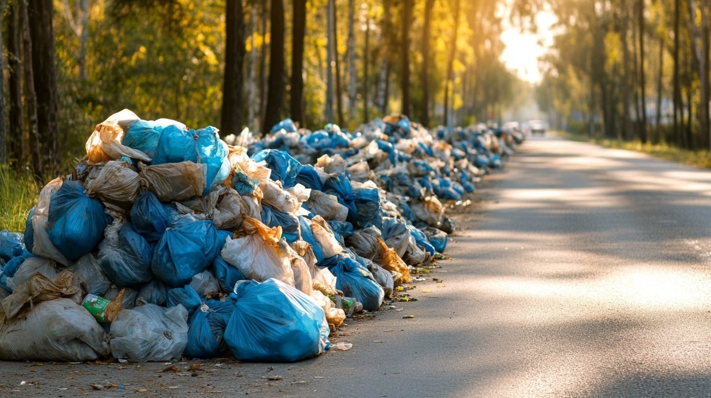 La basura plástica que queda en la tierra puede ser arrastrada por la lluvia y el viento hasta ríos y mares, donde se fragmenta y se convierte en microplásticos. (Imagen Ilustrativa Infobae)