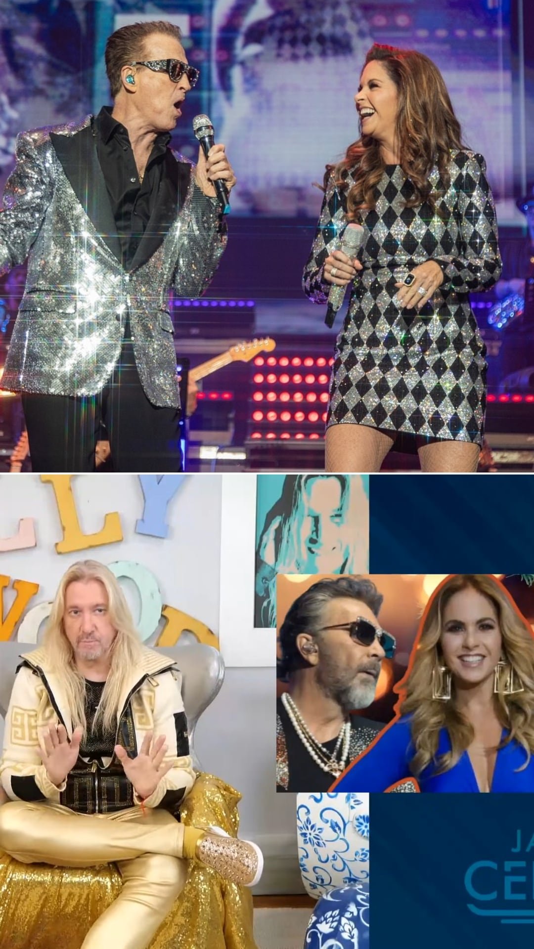 Javier Ceriani afirmó que existe una cercanía evidente entre los artistas. (Lucero, Facebook / Javier Ceriani, YouTube)