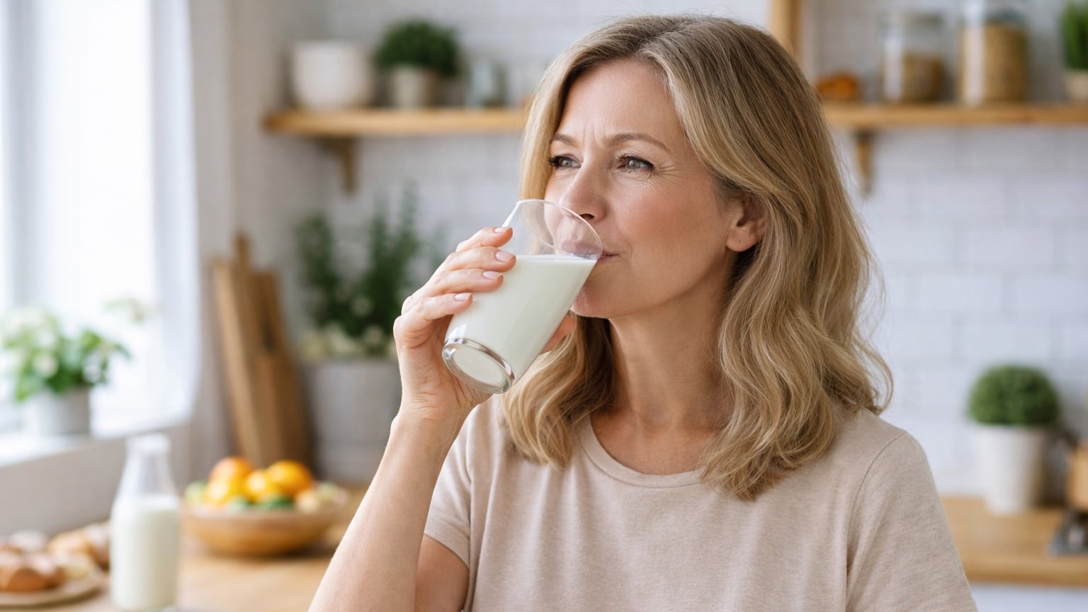 La leche contiene proteínas de alto valor biológico, calcio, fósforo y vitaminas esenciales como la A, D y B12, fundamentales para adultos y mayores (Imagen Ilustrativa Infobae)