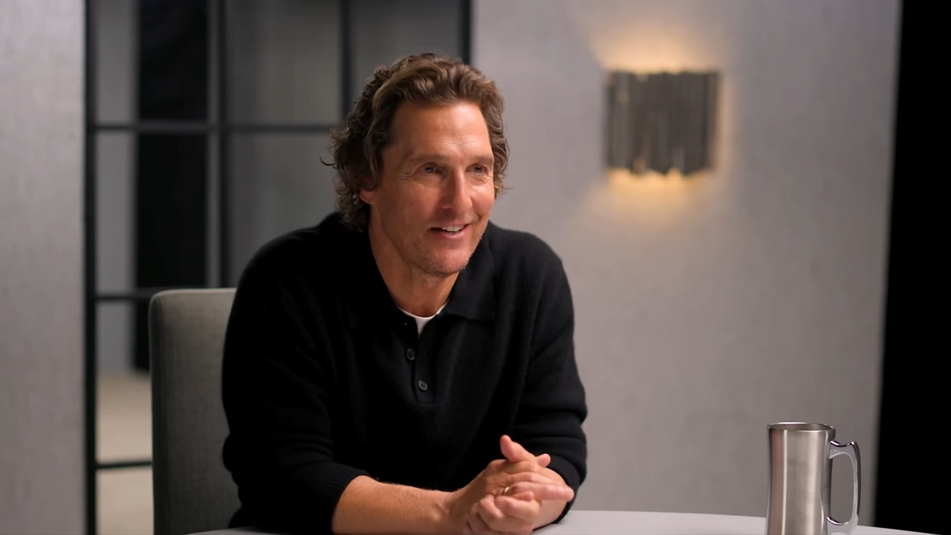 La voz de Matthew McConaughey ha sido utilizada por la IA sin su permiso. (Captura de pantalla/The Diary Of A CEO)