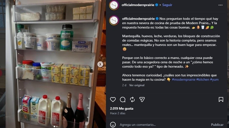 Melissa Gilbert continua creando contenido para su marca Modern Prairie. (Instagram)