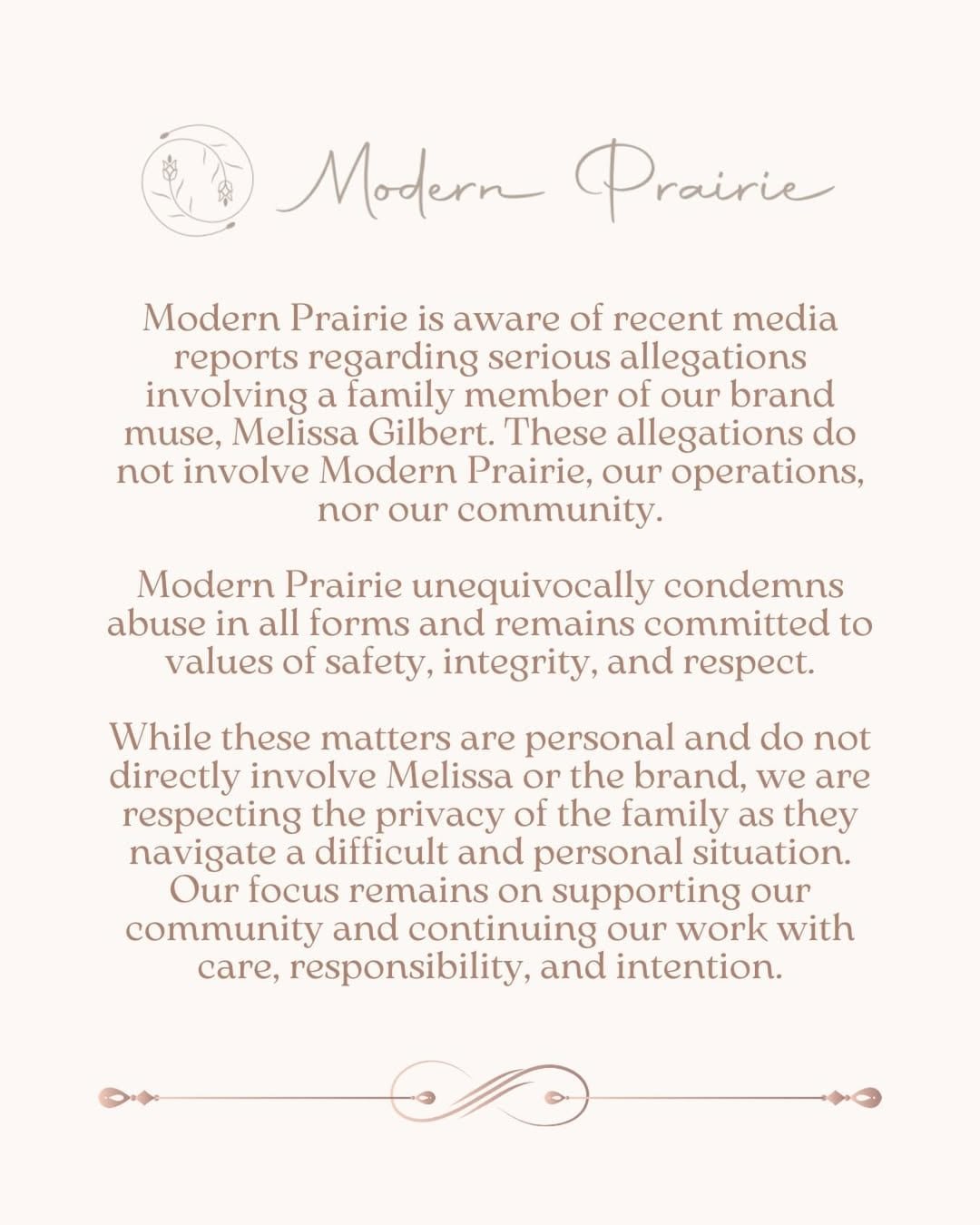 Modern Prairie emitió un comunicado ante la situación en contra de Timothy Busfield. (Instagram/ModernPraire)