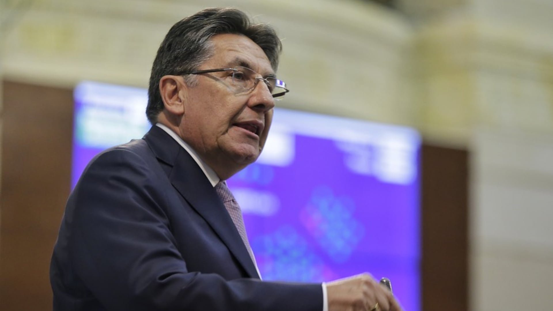 El exfiscal Néstor Humberto Martínez recordó el magnicidio del senador y precandidato presidencial Miguel Uribe Turbay - crédito Álvaro Tavera/Colprensa 