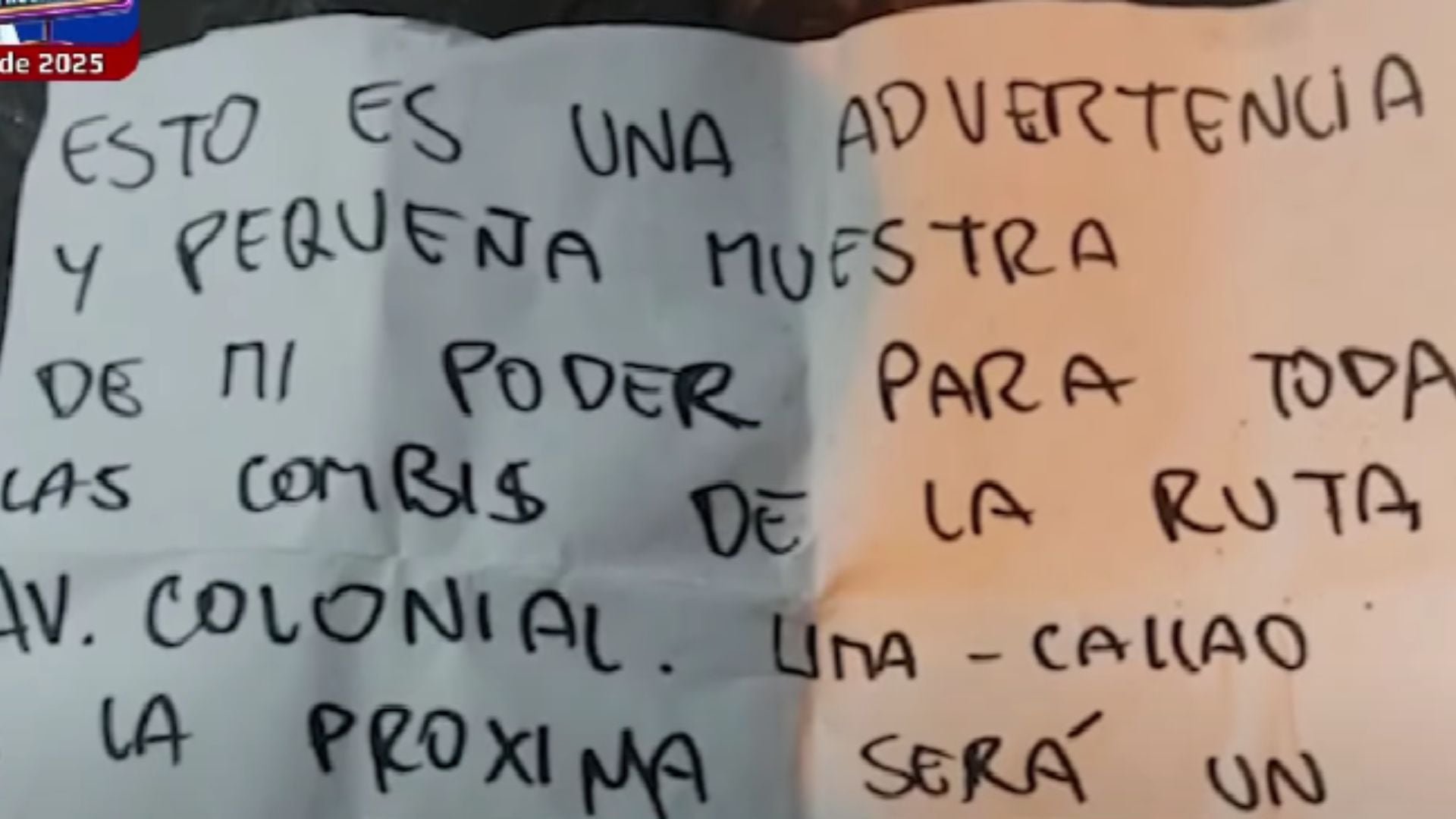 Algunos extorsionadores no hacen uso de la tecnología y prefieren enviar, a la antigua, cartas amenazantes escritas con su puño y letra. (24 Horas)