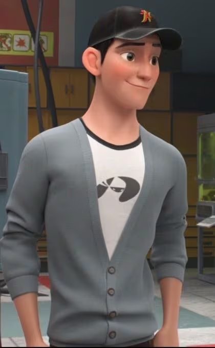Tadashi Hamada en Grandes Héroes. 
(Captura de pantalla)