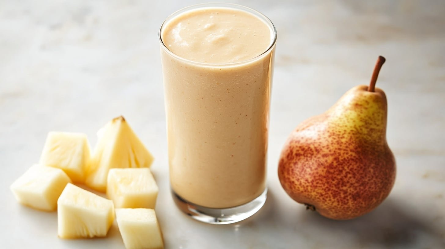 El licuado de pera, uva y limón fusiona el sabor dulce de la pera y la uva con la acidez del limón (Imagen Ilustrativa Infobae)