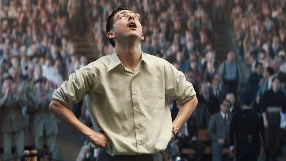 Marty Reisman es interpretad por Timothée Chalamet. (A24/Captura de video)