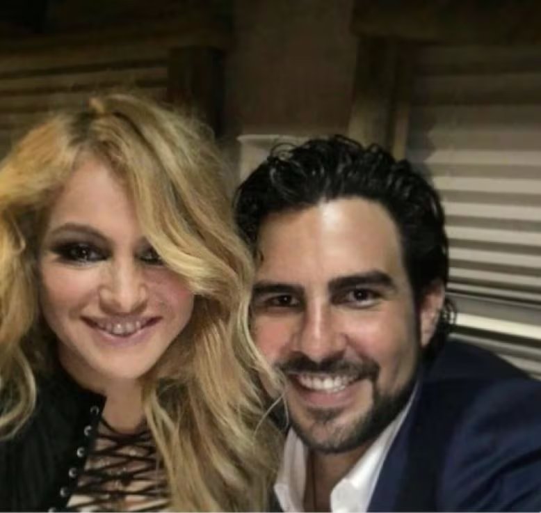 Paulina Rubio y Gerardo Bazúa. (Foto: Instagram/@paulinarubio)
