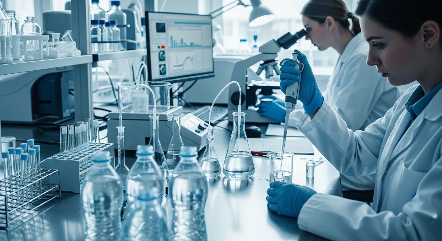 El estudio destaca la necesidad de analizar subproductos no regulados y perfeccionar metodologías para comprender mejor los riesgos a largo plazo del consumo de agua embotellada (Imagen Ilustrativa Infobae)