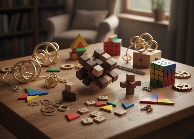 Juguetes de puzzle que puede ser regalo a niños por Navidad. (Imagen ilustrativa)