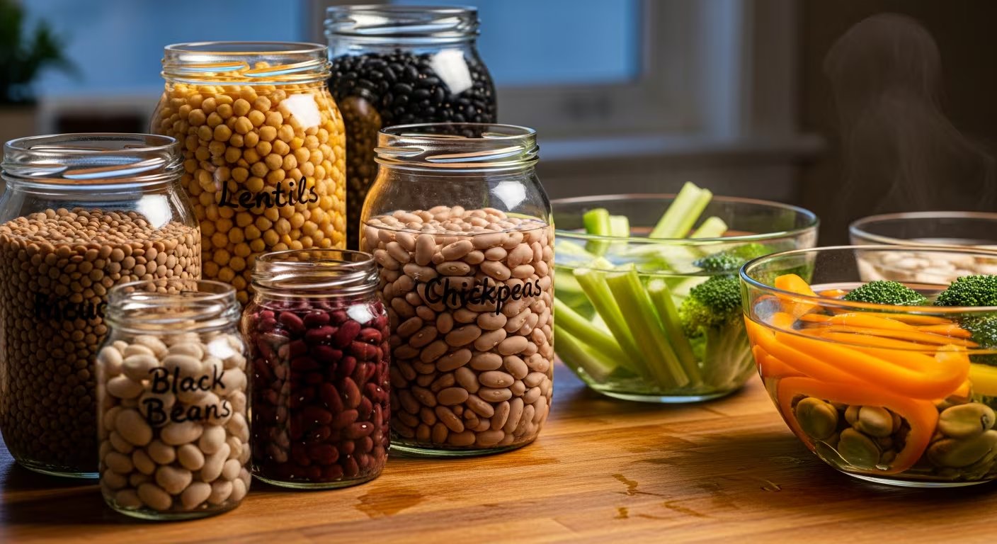 Remojar legumbres y verduras, cambiar el agua de cocción y evitar el uso de caldos ayuda a reducir el contenido de potasio en los alimentos (Imagen Ilustrativa Infobae)