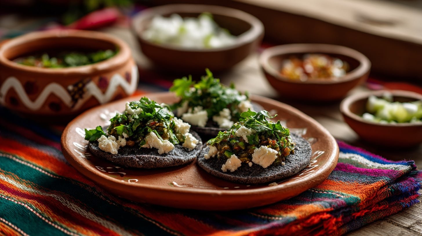 Tlacoyos de masa de maíz rellenos de frijol, cocidos en comal y servidos como un antojito tradicional mexicano. — (Imagen Ilustrativa Infobae)
