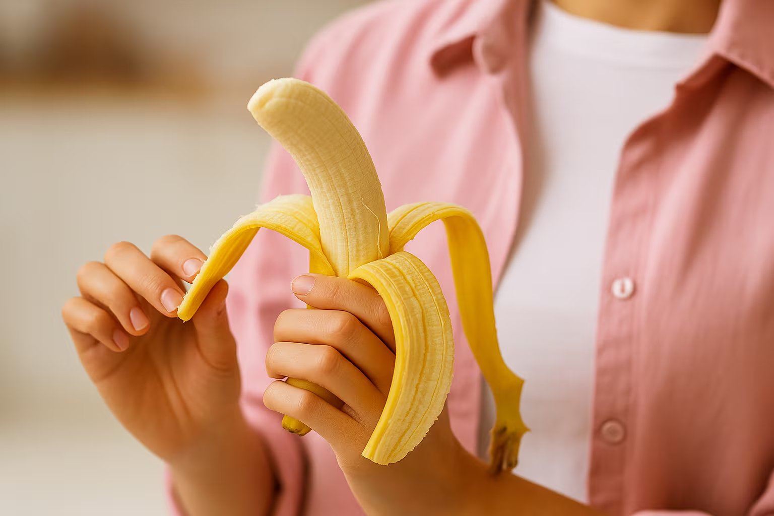 El plátano ofrece carbohidratos de absorción gradual, ayudando a mantener energía constante y evitar el hambre nocturno. (Imagen Ilustrativa Infobae)