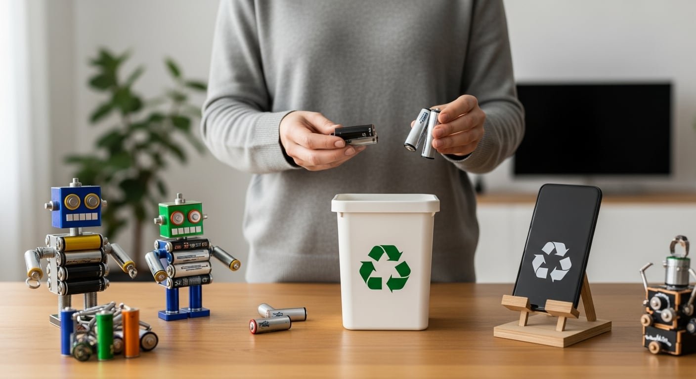 Reciclar las pilas es importante para no tirarlas a la basura común. (Imagen Ilustrativa Infobae)