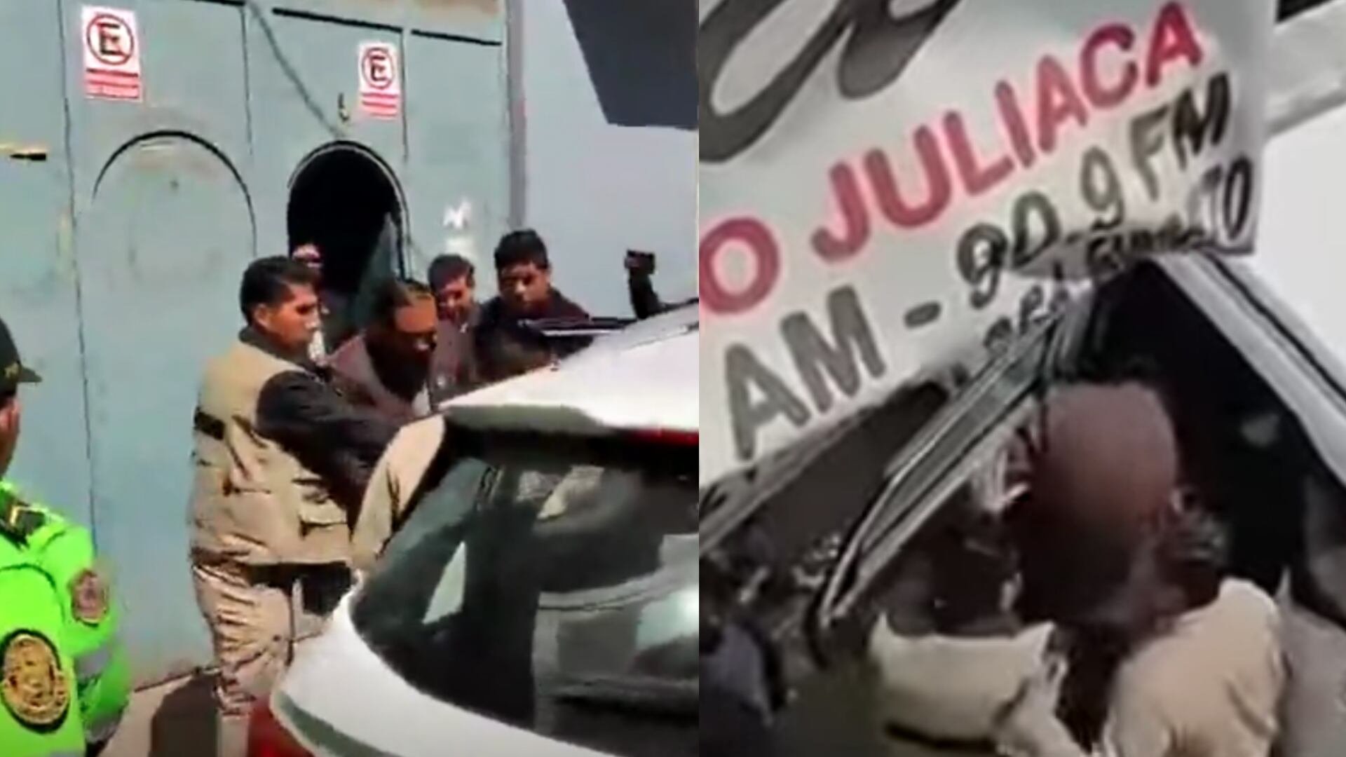 Vocero de Perú Libre llegó a Puno en el marco de las actividades de la semana de representación, pero fue rechazado por los ciudadanos. Foto: captura TV Perú/ Correo