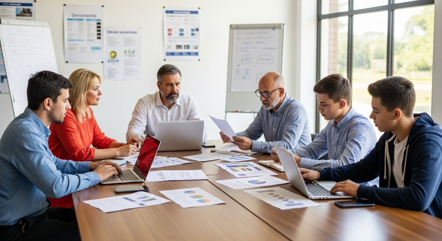 Una reunión sobre el rumbo de la empresa. (Imagen Ilustrativa Infobae)