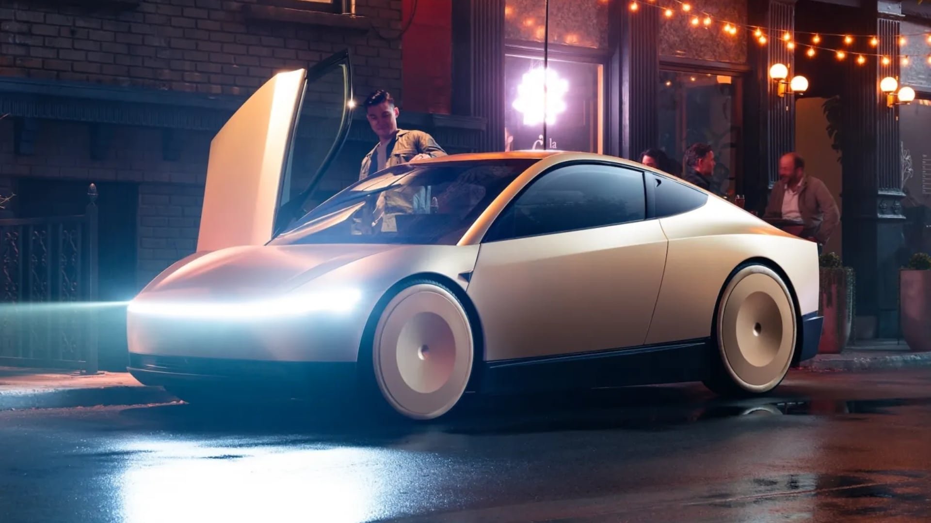 El Cybercab carece de los controles tradicionales que han caracterizado a los automóviles durante más de un siglo. (Tesla)