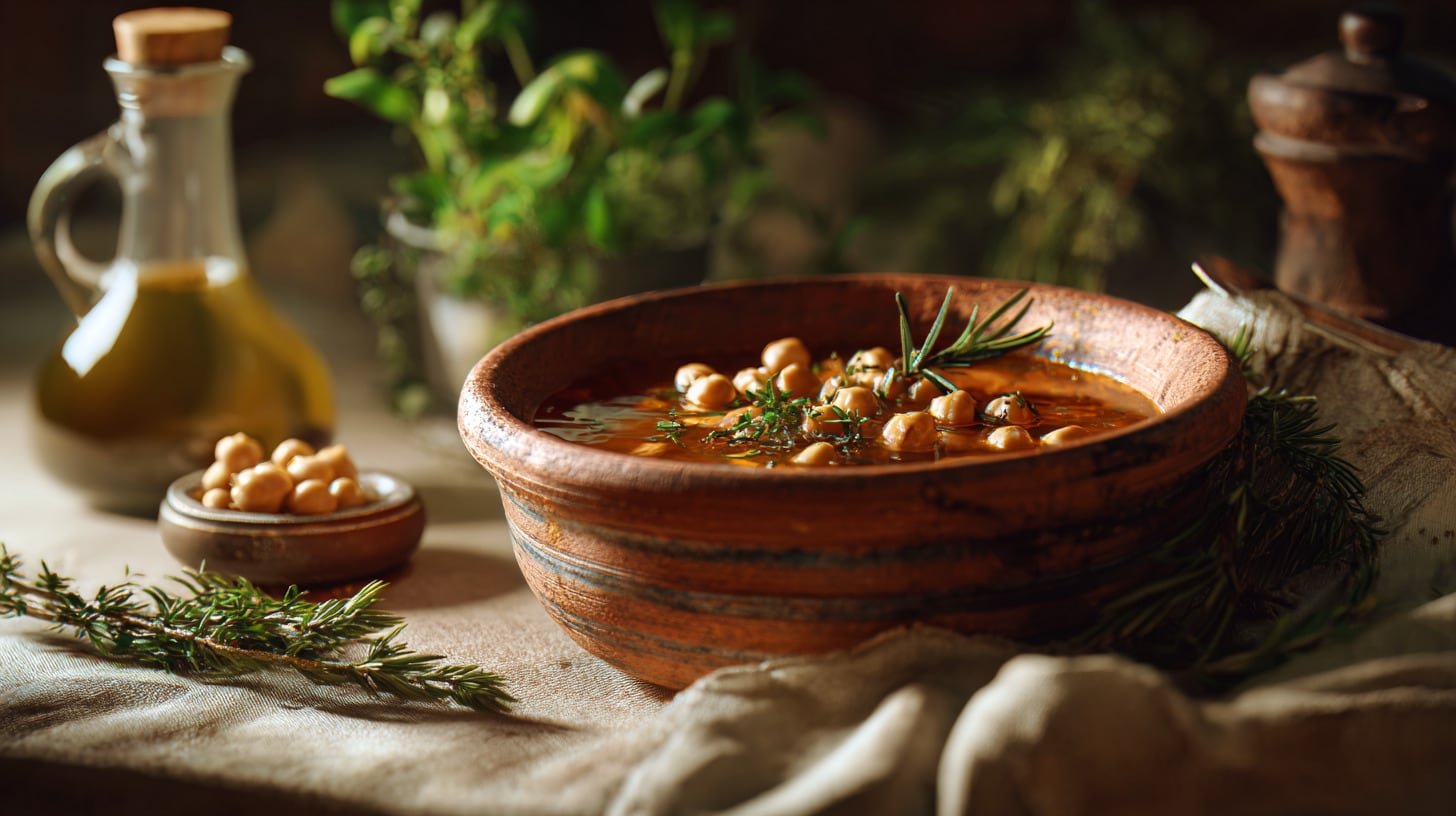 Los garbanzos presentes en la sopa ofrecen minerales esenciales como hierro, magnesio, potasio y zinc para el bienestar general. (Imagen Ilustrativa Infobae)