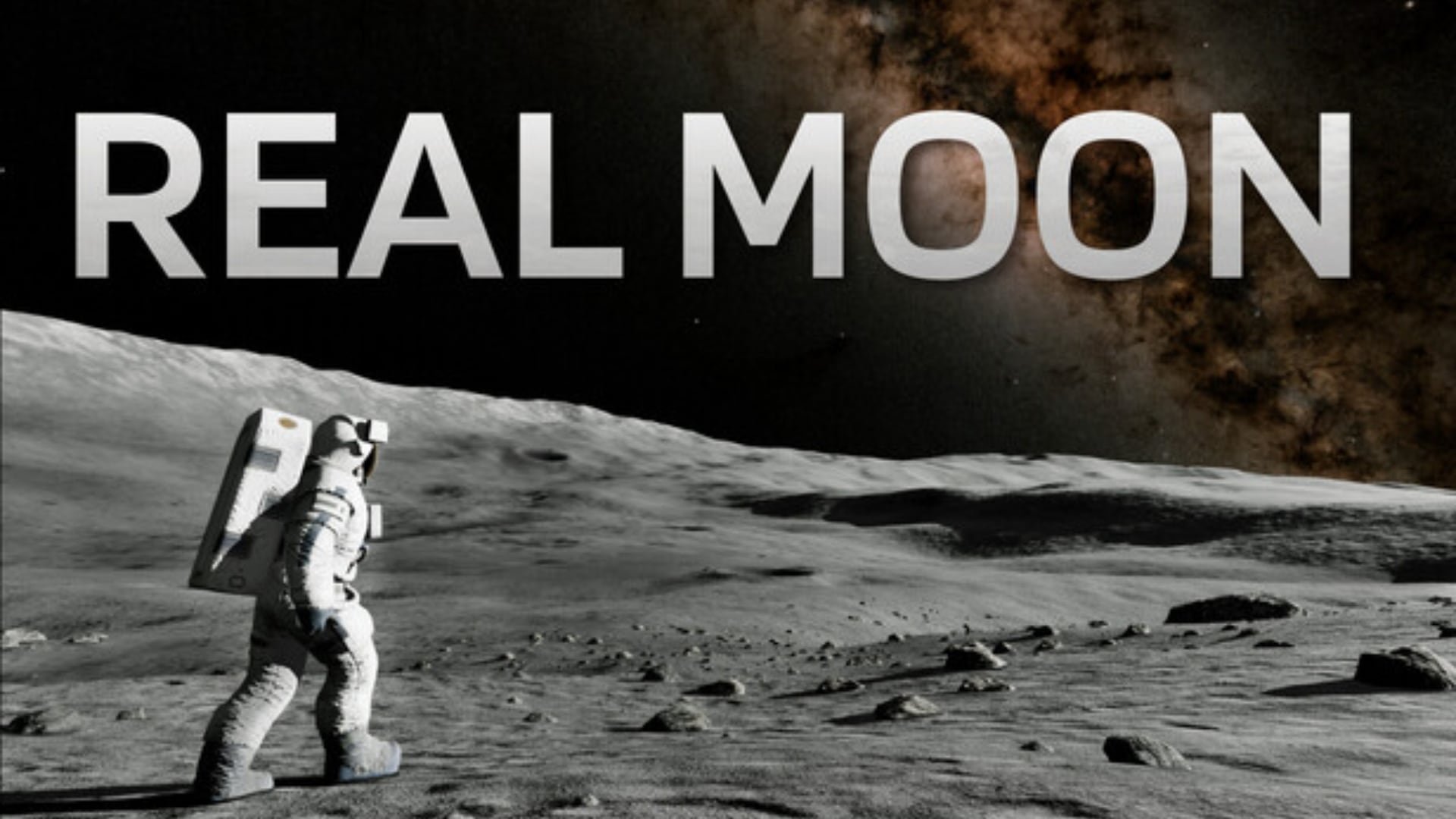REAL MOON ofrece una simulación precisa de la superficie lunar con datos científicos y topografía recreada a partir de información real. (Steam)