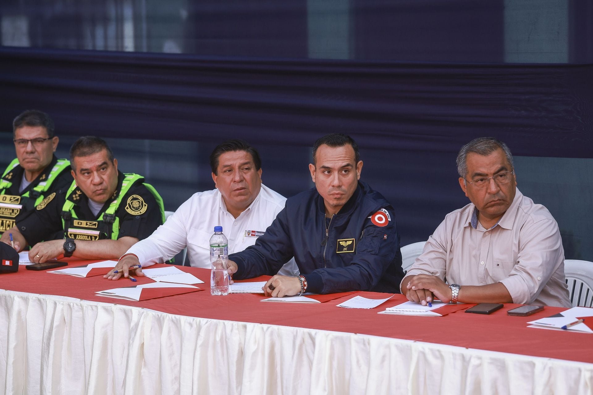 José Jerí participó de reunión entre representantes del gremio de transportes y miembros de la PNP por el anunciado paro de transportistas.