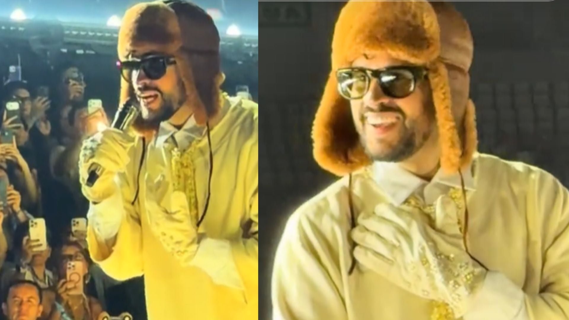 ⁠Bad Bunny gritó Chile en su primer concierto en Perú. TikTok