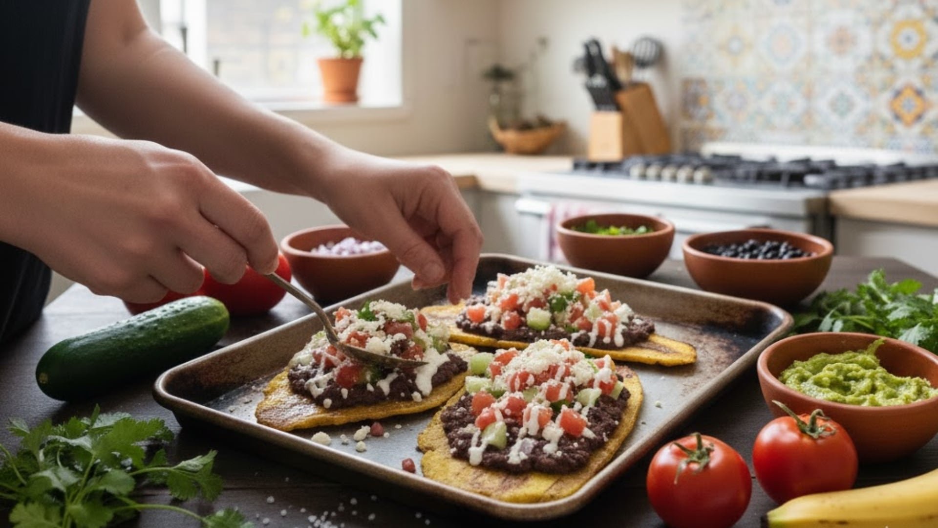 Reinventa la tostada mexicana con esta receta fit y llena de sabor.
(Gemini)