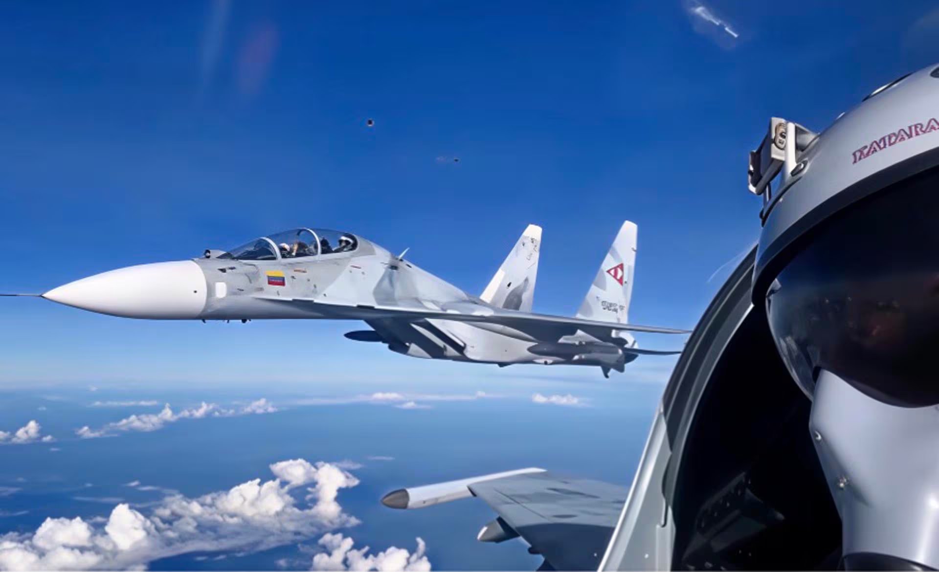 Los aviones de caza de fabricación rusa Sukhoi Su-30 que Venezuela desplegó durante la presión aeronaval de EEUU en el Caribe, tampoco se activaron el 3 de enero 2026