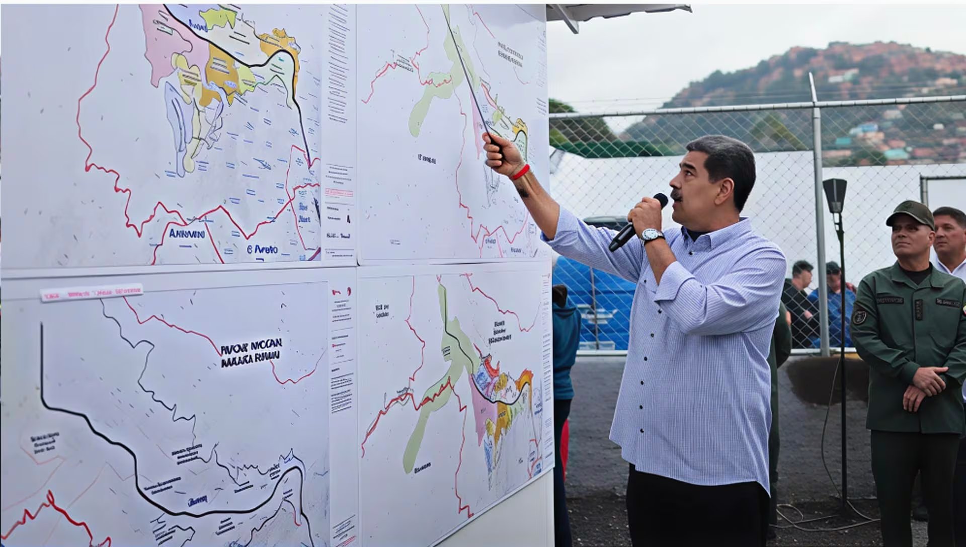 El corredor entre La Guaira y Caracas que Maduro explica y activó para la protección de la capital, finalmente no funcionó