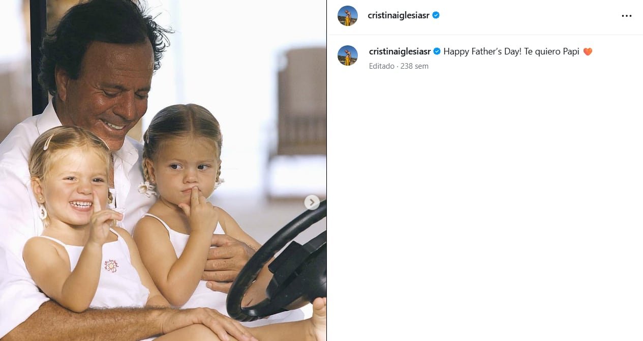 Publicación de Cristina Iglesias donde ha censurado los comentarios (Instagram / @cristinaiglesiasr)