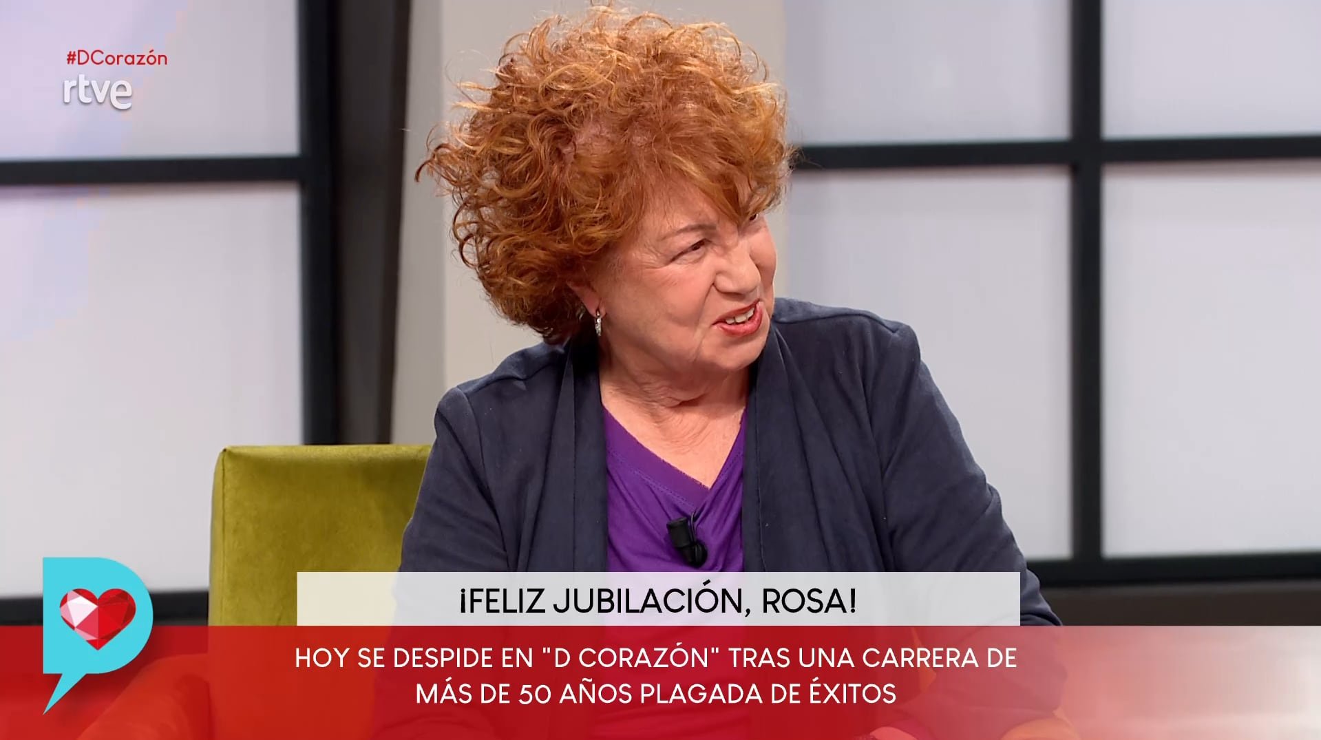 La periodista Rosa Villacastín, en 'D Corazón', en mayo de 2024. / Archivo
