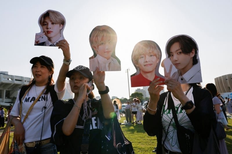FESTA 2024, un evento para fans de la banda de K-pop BTS en Seúl, Corea del Sur, el 13 de junio de 2024. REUTERS/Kim Soo-hyeon