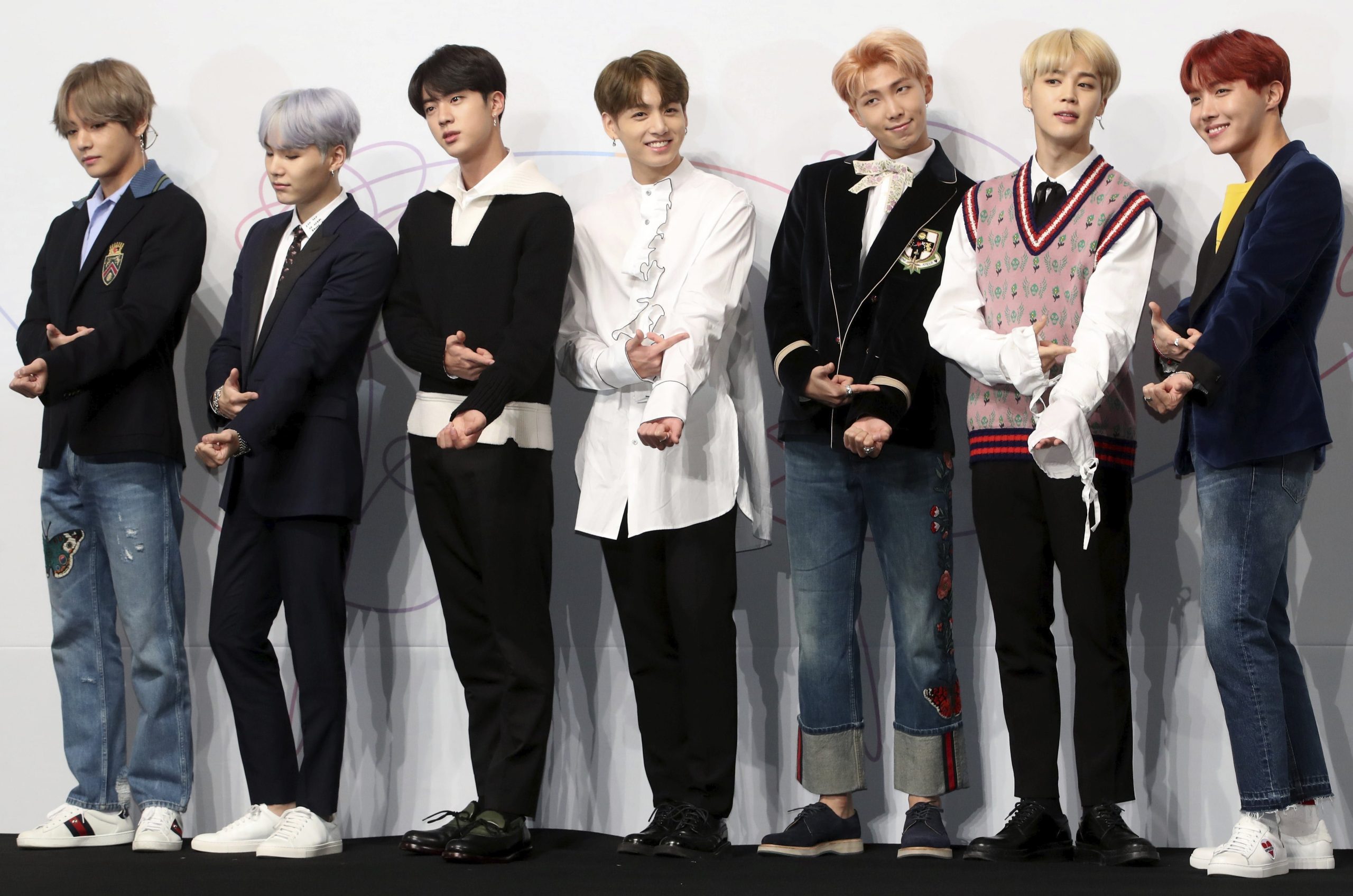Foto de archivo de la banda de K-POP surcoreana BTS. EPA/YONHAP SOUTH KOREA OUT
