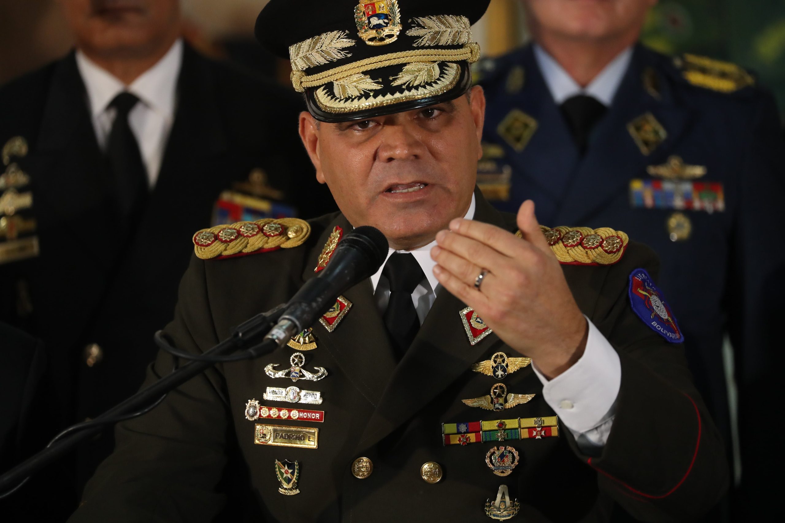 Vladimir Padrino López informó la muerte de 47 militares venezolanos en los ataques estadounidenses (EFE)
