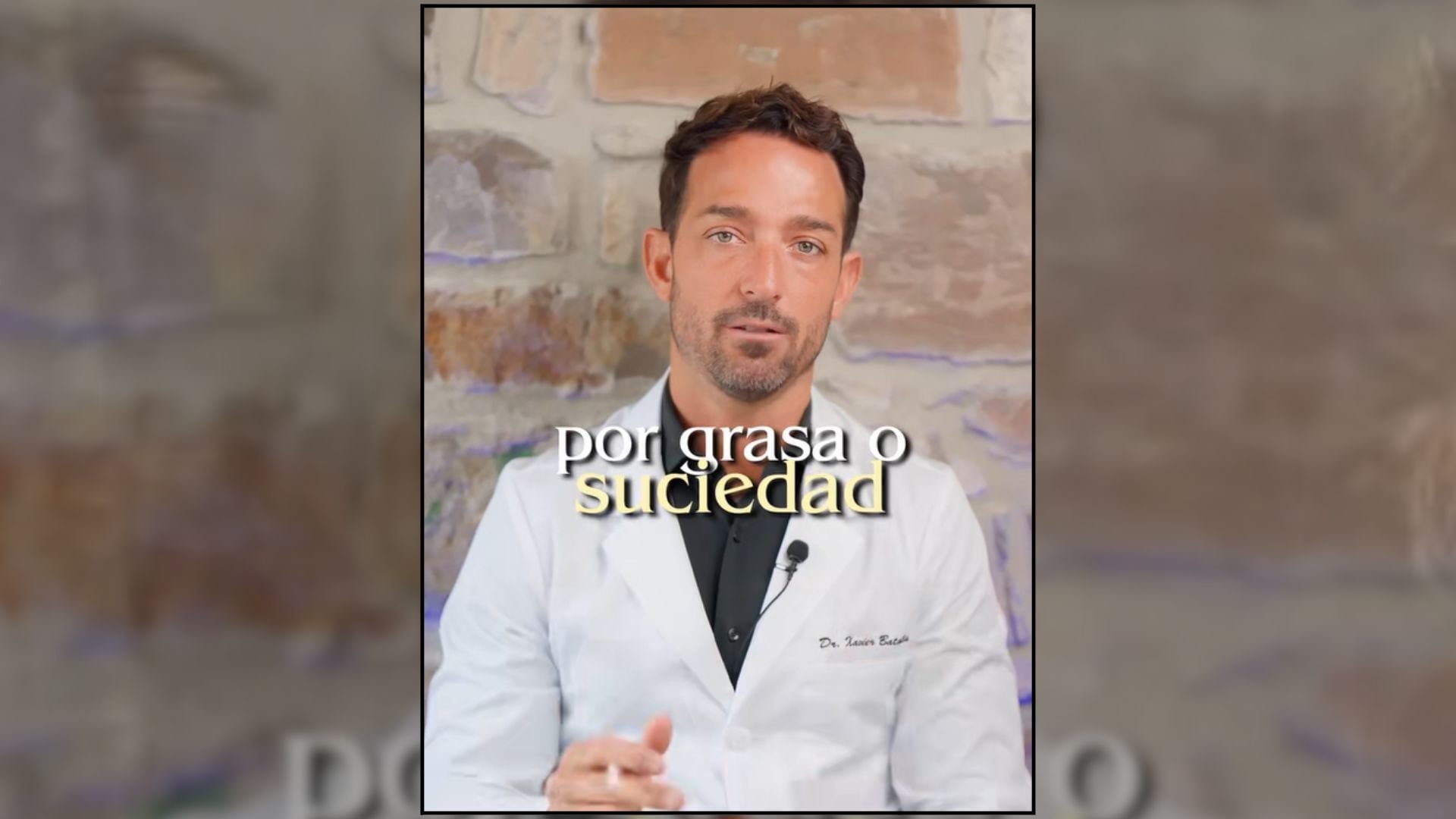 Los poros también son un signo de envejecimiento (@dr.xavierbatalla)