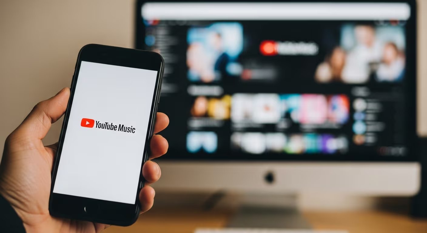 La sincronización de la cola de canciones elimina interrupciones y mejora la experiencia de escuchar música en YouTube Music en diversos entornos. (Imagen Ilustrativa Infobae)