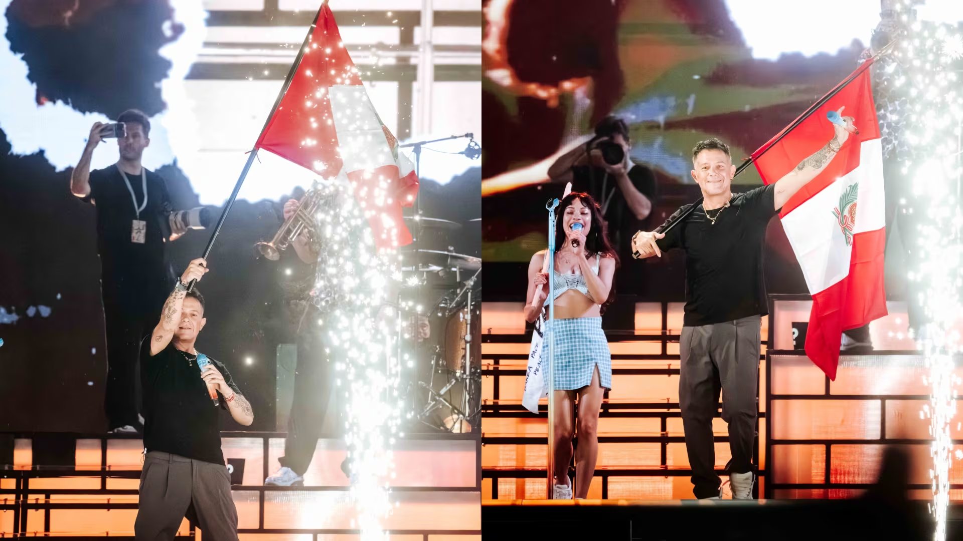 Alejandro Sanz levantó la blanquirroja. Foto: Raul Umeres-Masterlive