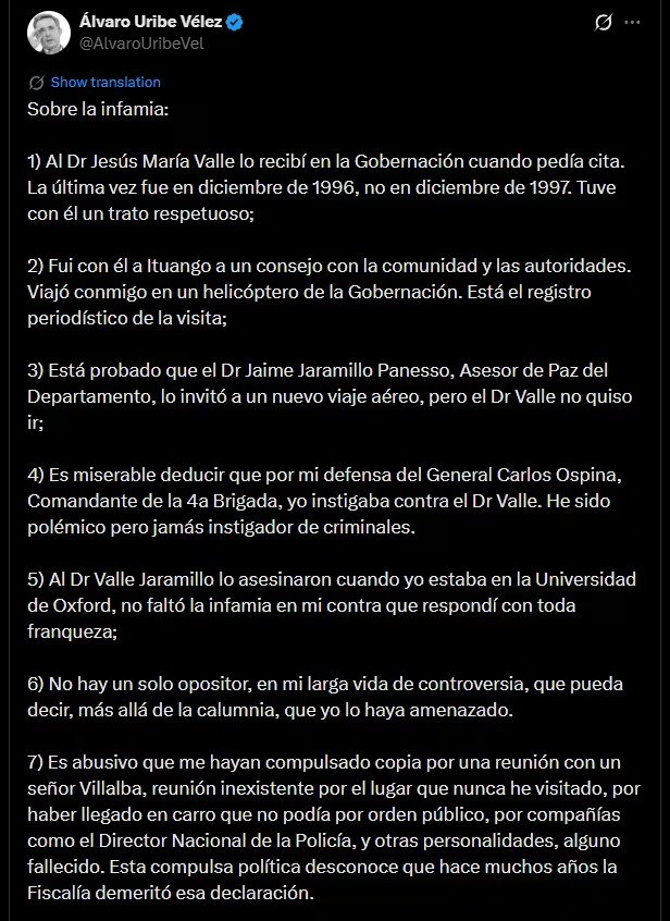 Un proceso impulsado por un juez y centrado en investigaciones de homicidios permanece en agenda pública, generando reacciones debido al contexto político y las acusaciones cruzadas entre el exgobernante y sus opositores - crédito captura de pantalla / X