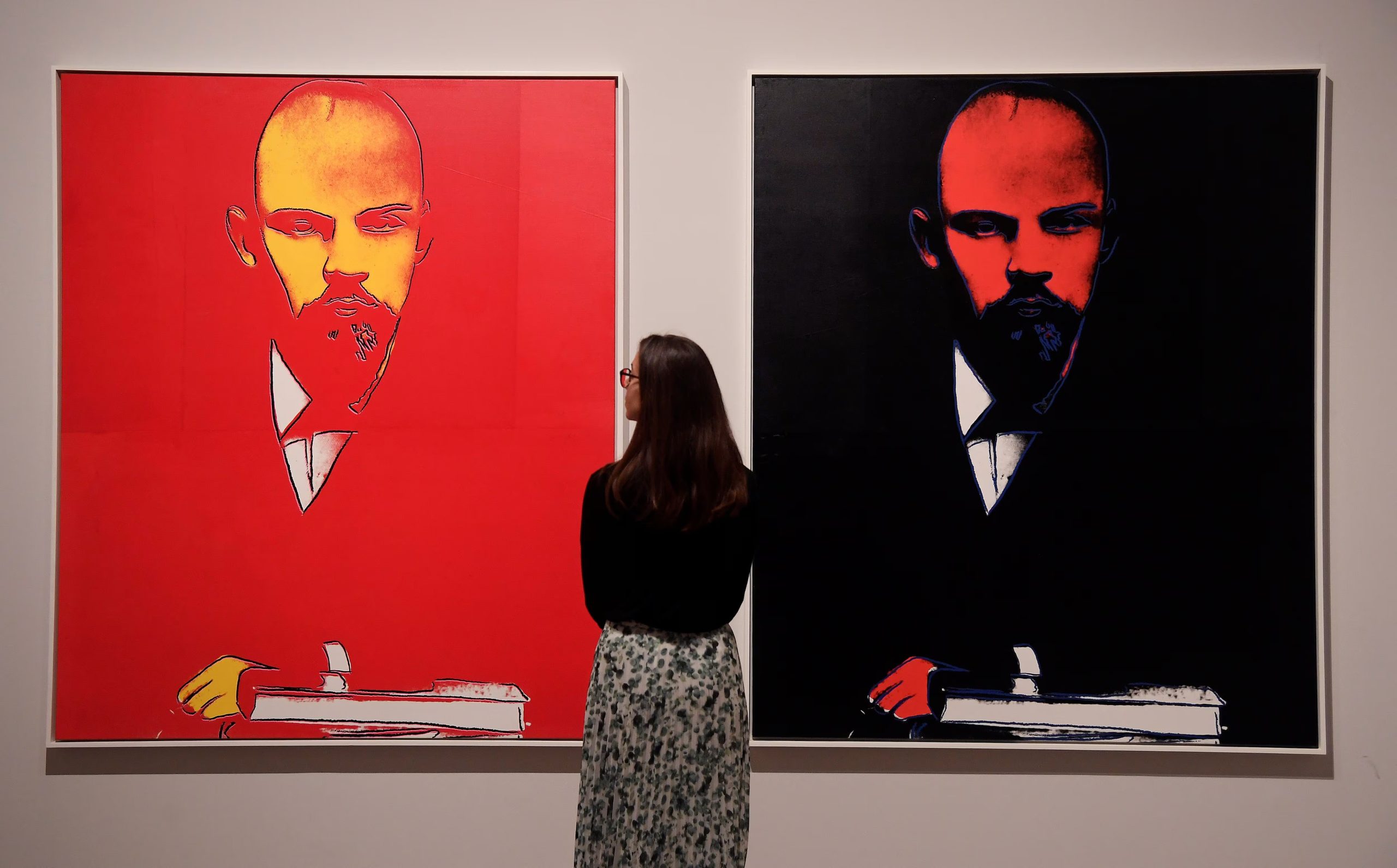 Vladimir Ilyich Ulyanov, más conocido como Lenin, según la visión de Andy Warhol (REUTERS)