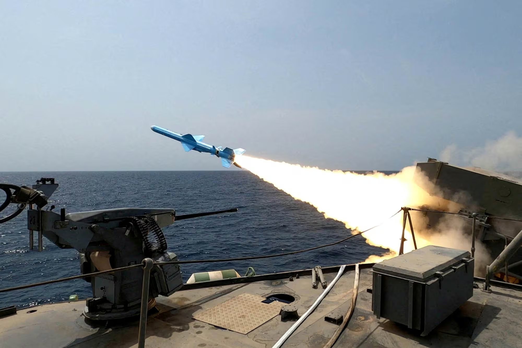 Imagen de archivo de un misil iraní es lanzado durante un ejercicio militar en un lugar no revelado en Irán. 20 agosto 2025
Ejército iraní/WANA vía Reuters