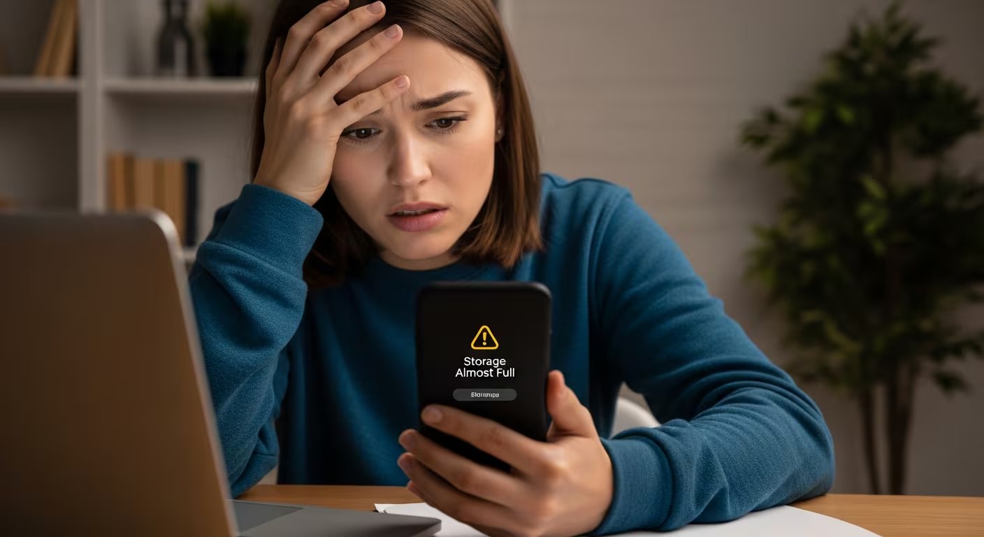 Mantener al menos un 10% de almacenamiento libre en Android previene bloqueos, mensajes de advertencia y fallas en la ejecución de programas. (Imagen Ilustrativa Infobae)