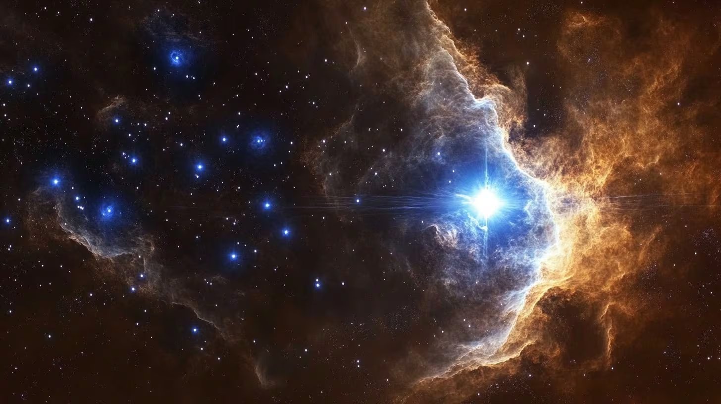 El evento descarta explicaciones habituales como supernovas, púlsares o estrellas variables, y plantea la posibilidad de una disrupción estelar por agujero negro intermedio (Imagen Ilustrativa Infobae)