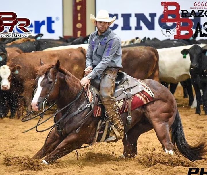 Banuelos entrena a más de 100 caballos al mes y también ha sido instructor de la propia Bella Hadid.(Instagram: @ab_performancehorses)