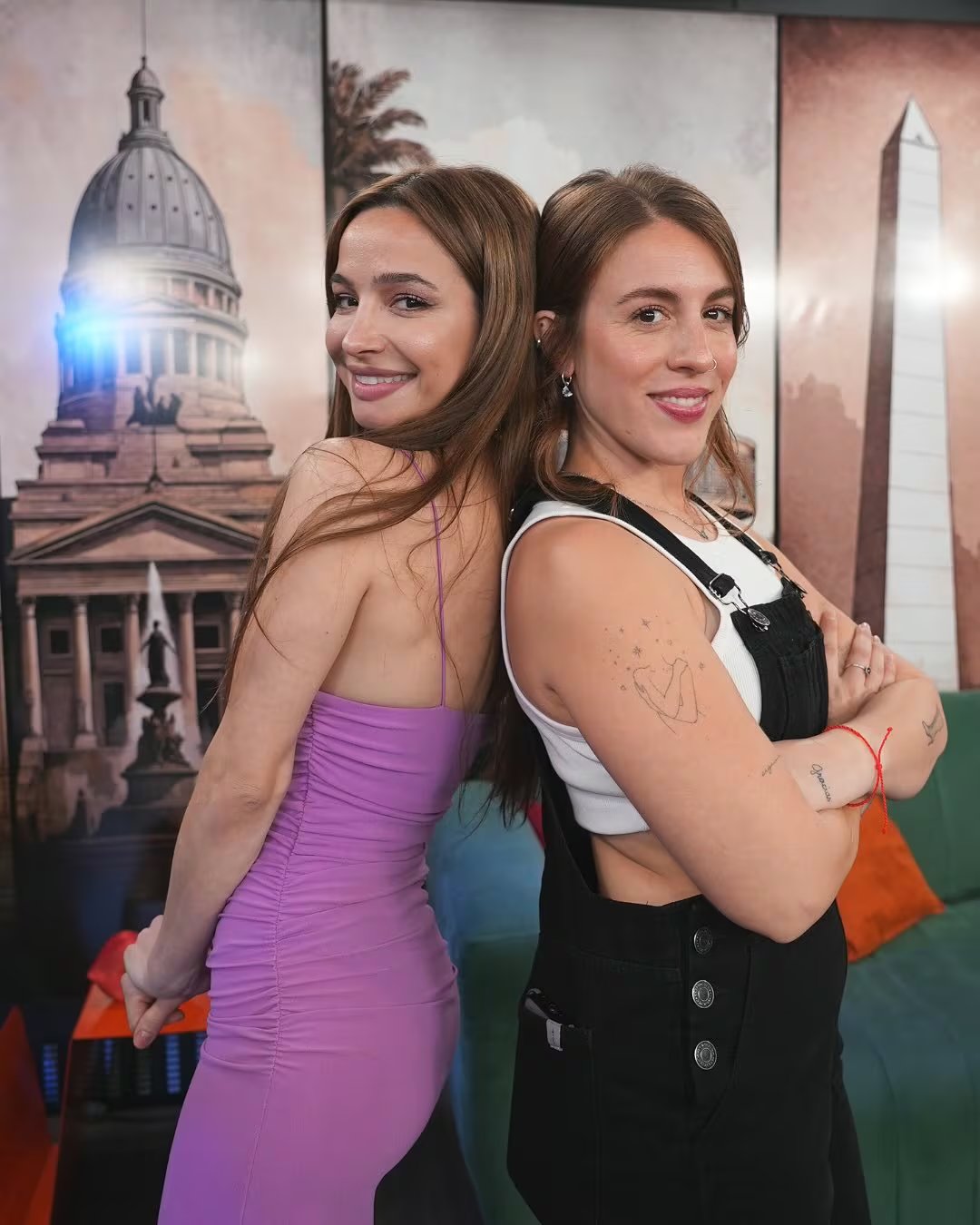 Brenda Asnicar y Laura Esquivel en su reencuentro el año pasado